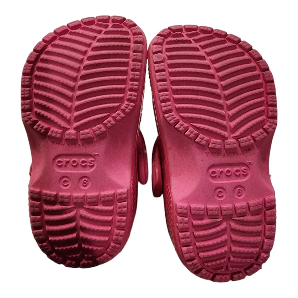 Crocs Kids Classic Neon Highlighter Clogs, High Shine, Sz C6